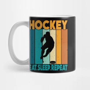 Eat Sleep Ice Hockey Repeat Mug